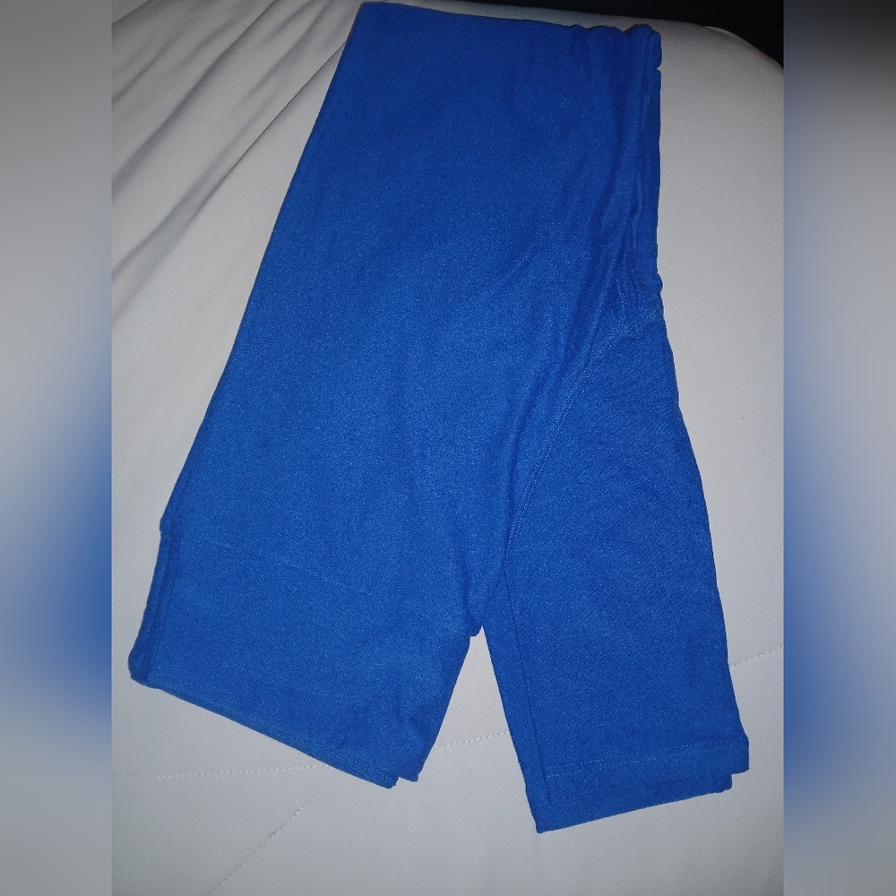 LuLaRoe Bright Royal Blue Leggings